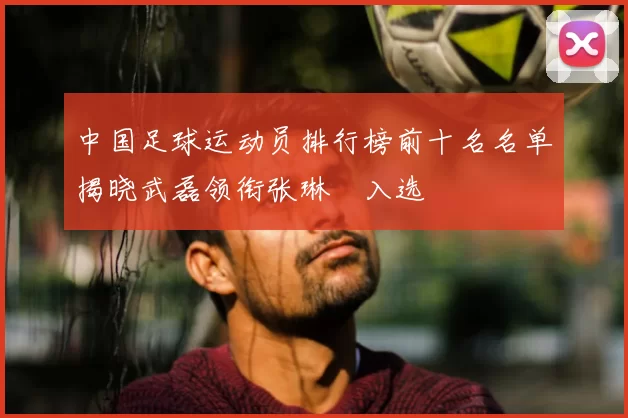 中国足球运动员排行榜前十名名单揭晓武磊领衔张琳芃入选